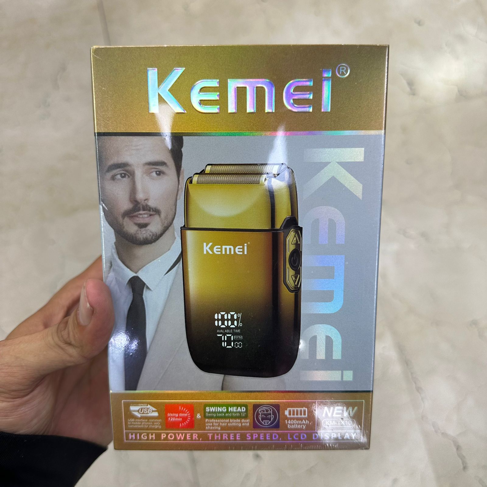 AFEITADORA KEMEI TX10