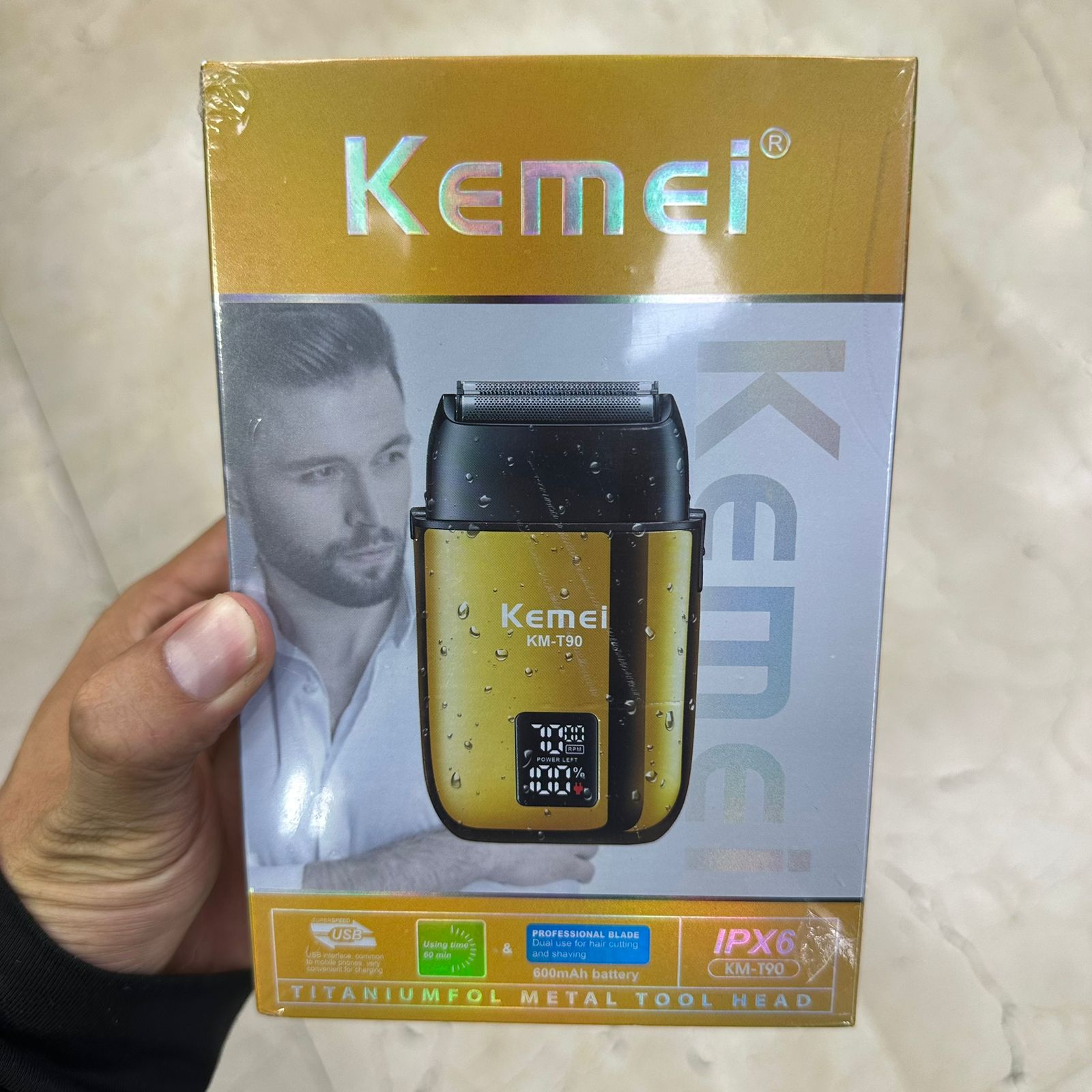 AFEITADORA KEMEI T90